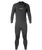 Comp 4/3mm Chest Zip Wetsuit in Black